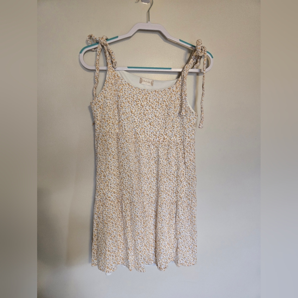 Womens Altar'd State Cream Floral Size Large With Adjustable Straps